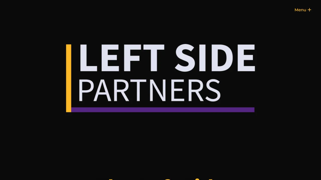 Left Side Partners website homepage