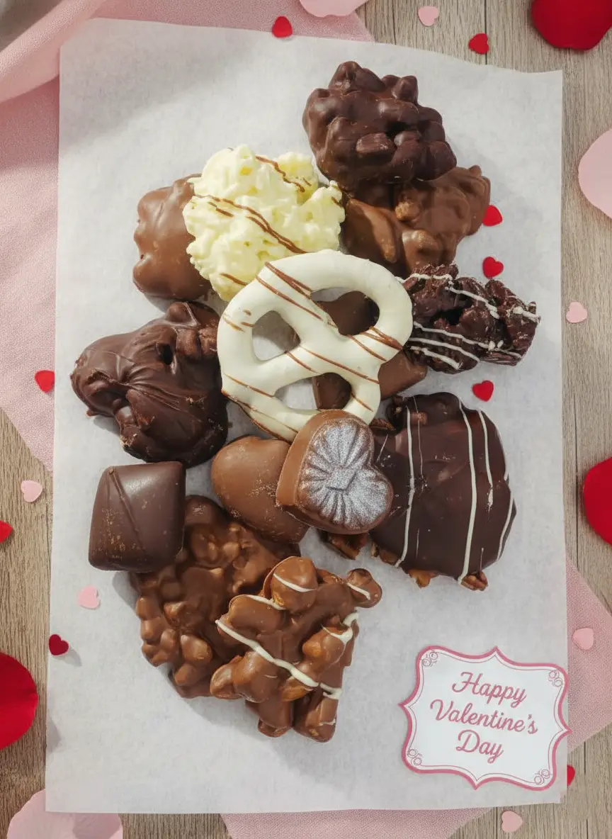 The same chocolates with warmer light and cleaner staging.